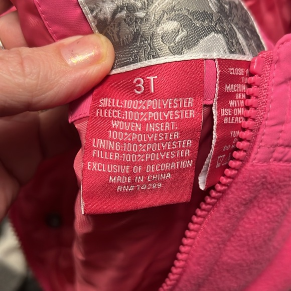 Snozu Girls Snow Bright Pink Bib-Overalls Size 3T EXCELLENT Condition - Picture 11 of 12